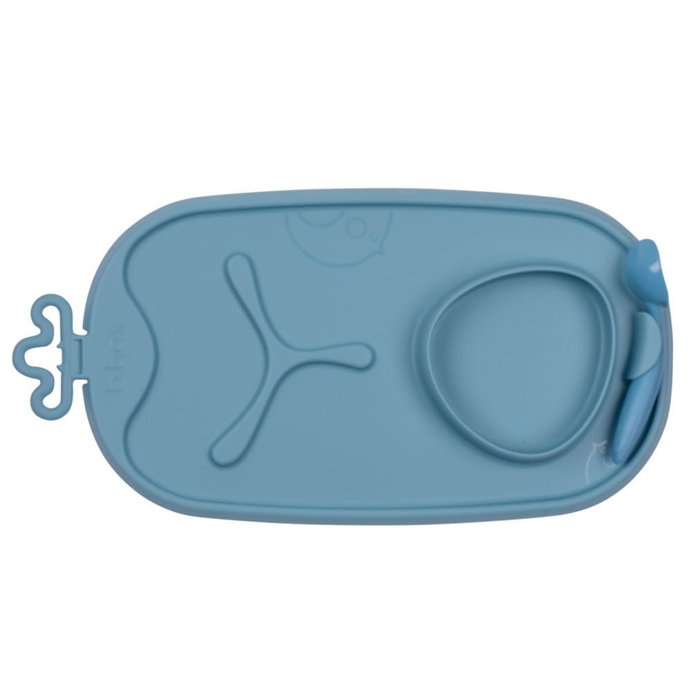 Bandeja silicona B.Box Roll + Go con cuchara