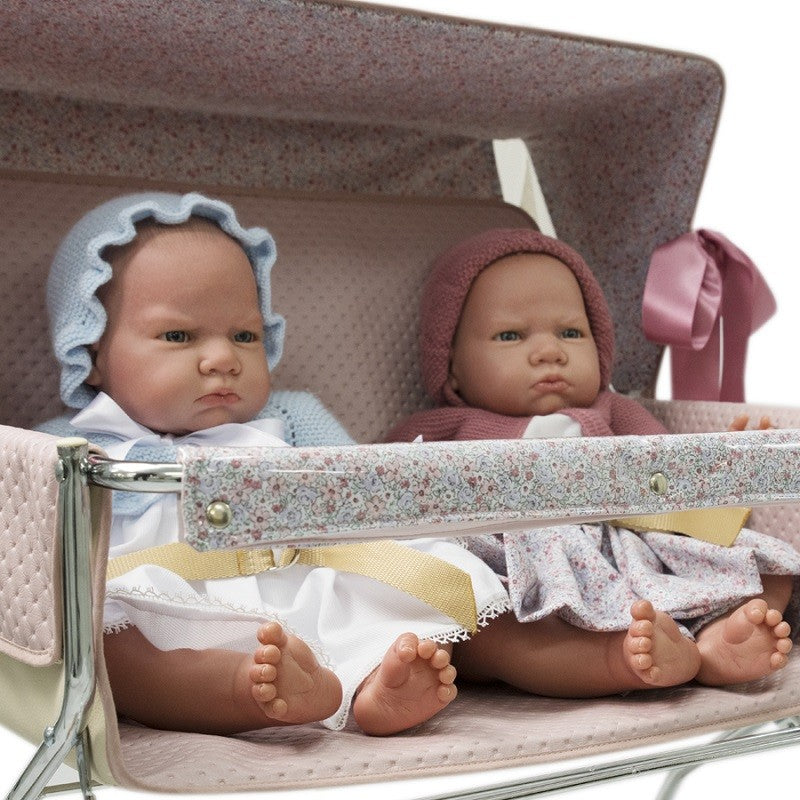 Silla gemelar reborn Bebelux Vintage con bolso