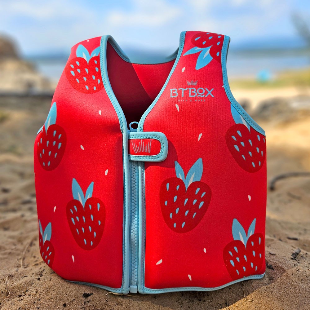Chaleco flotador aprendizaje Btbox Strawberries