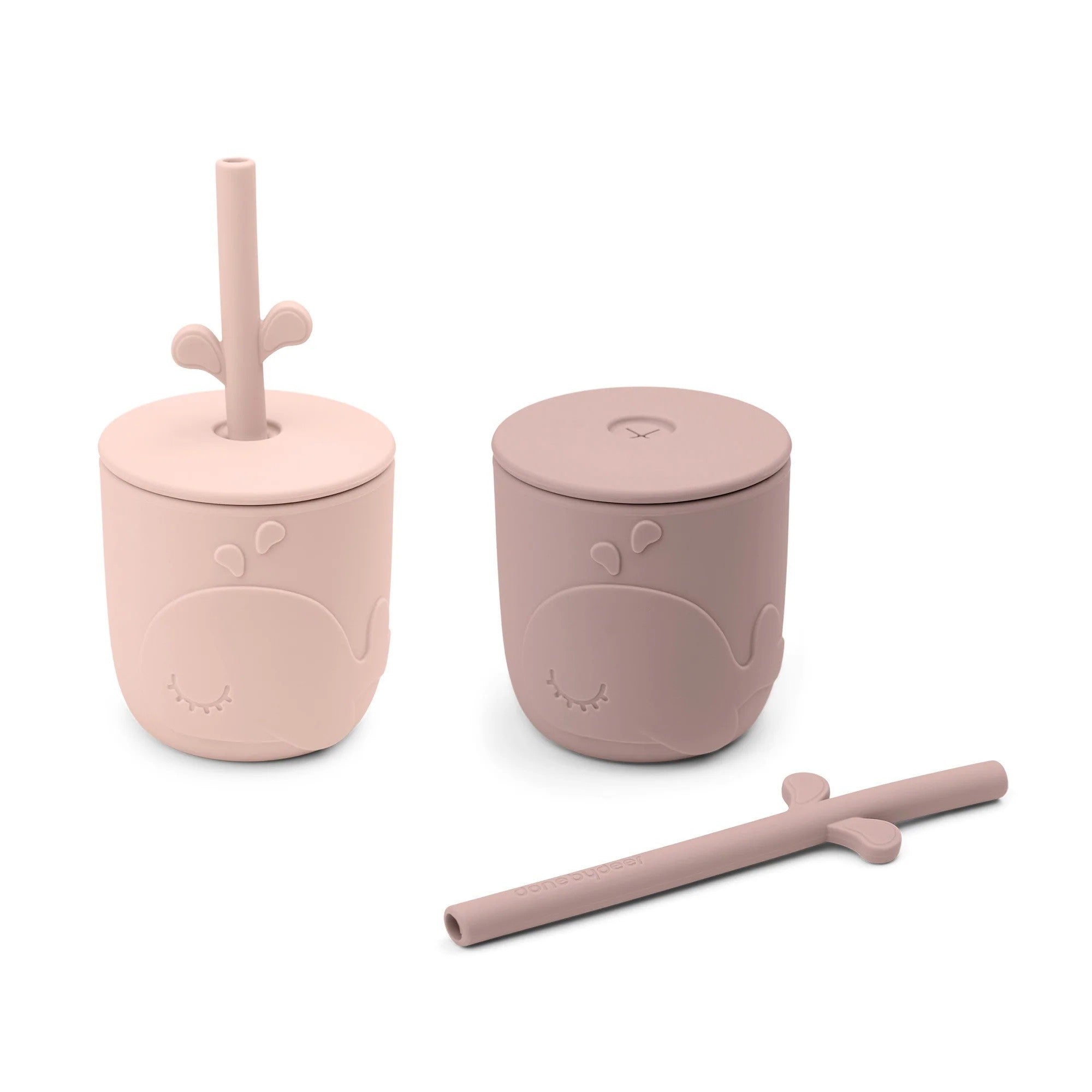 Pack de 2 vasos con pajita Done By Deer Peekaboo Wally