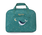 Bolso de Playa con Rejilla Personalizable Monnëka Whale Teal