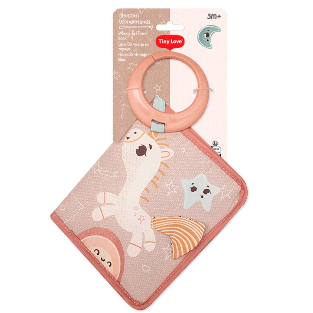 Libro estimulante Tiny Love Soft Book Unicorn