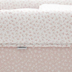 Minicuna Tijera Madera Cambrass Liberty Rosa/Blanco