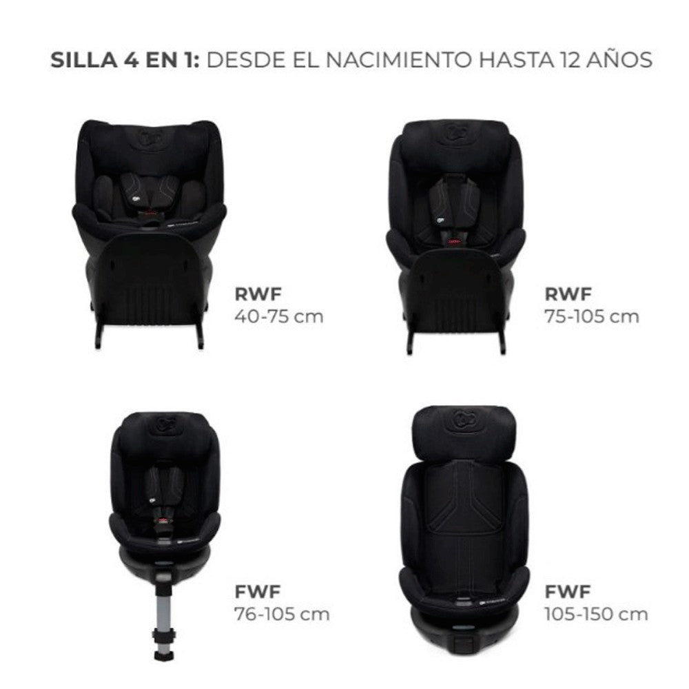 Silla Auto Kinderkraft XRIDER 2 I-Size 40-150 cm 0123