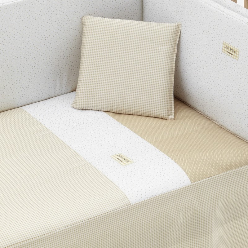 Colcha y Protector Cuna Cambrass Vichy 10