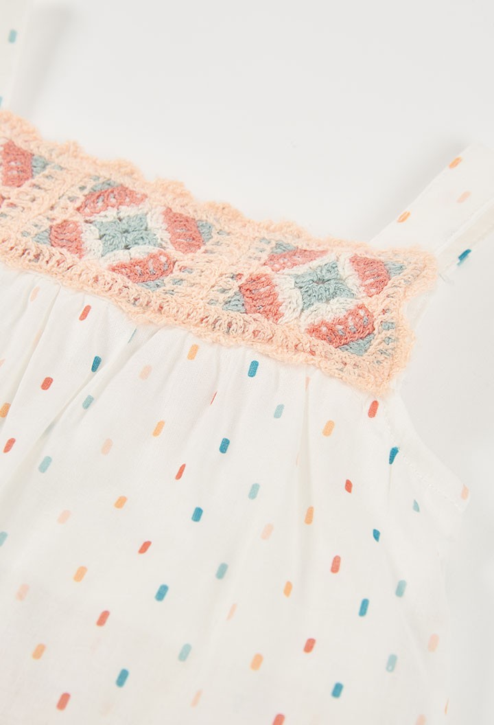 Vestido Boboli de tejido fantasía