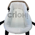 Guarnitura de capazo D'Peques plumeti blanco