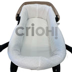 Guarnitura de capazo D'Peques plumeti blanco