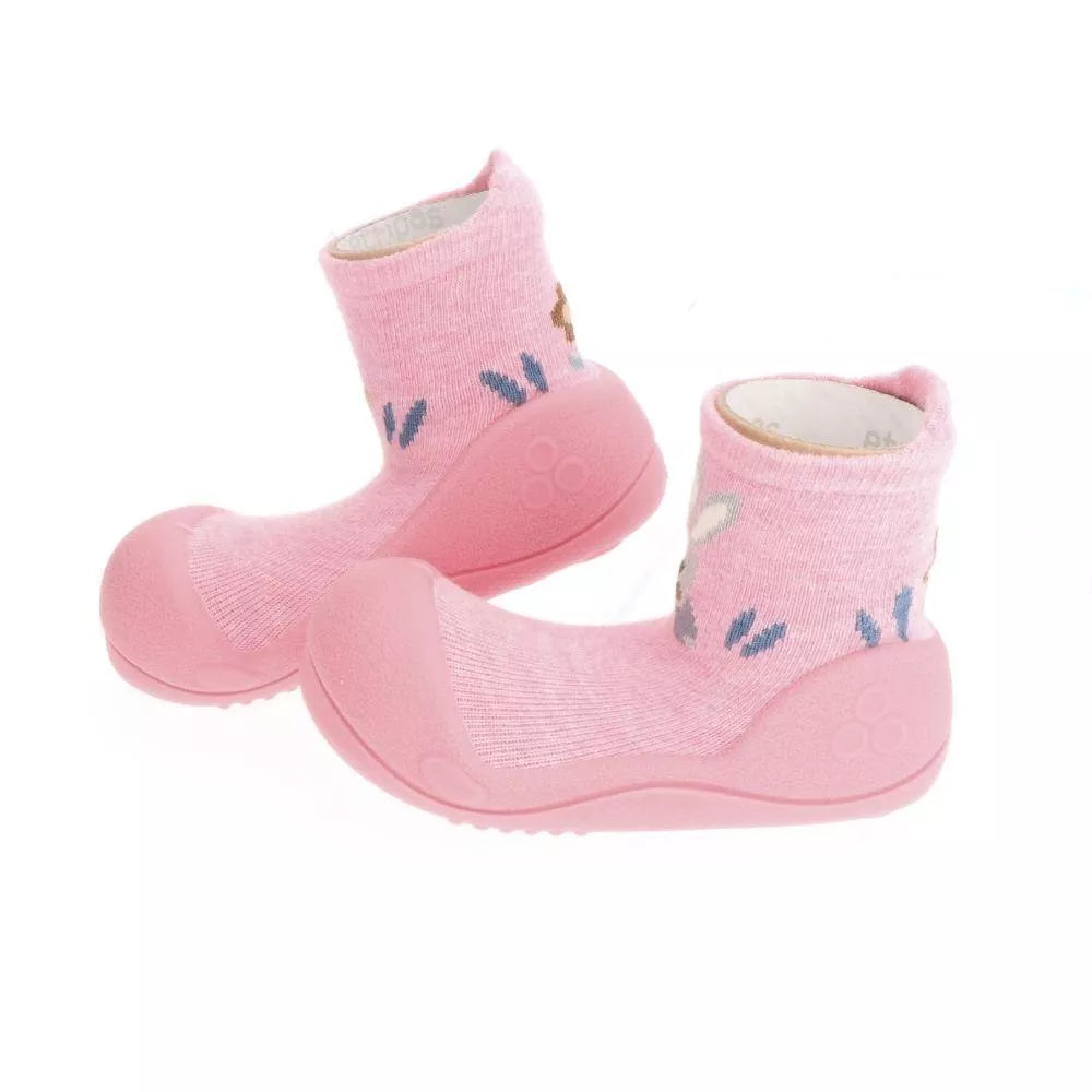 Zapato calcetín Attipas WOODLAND PINK RABBIT