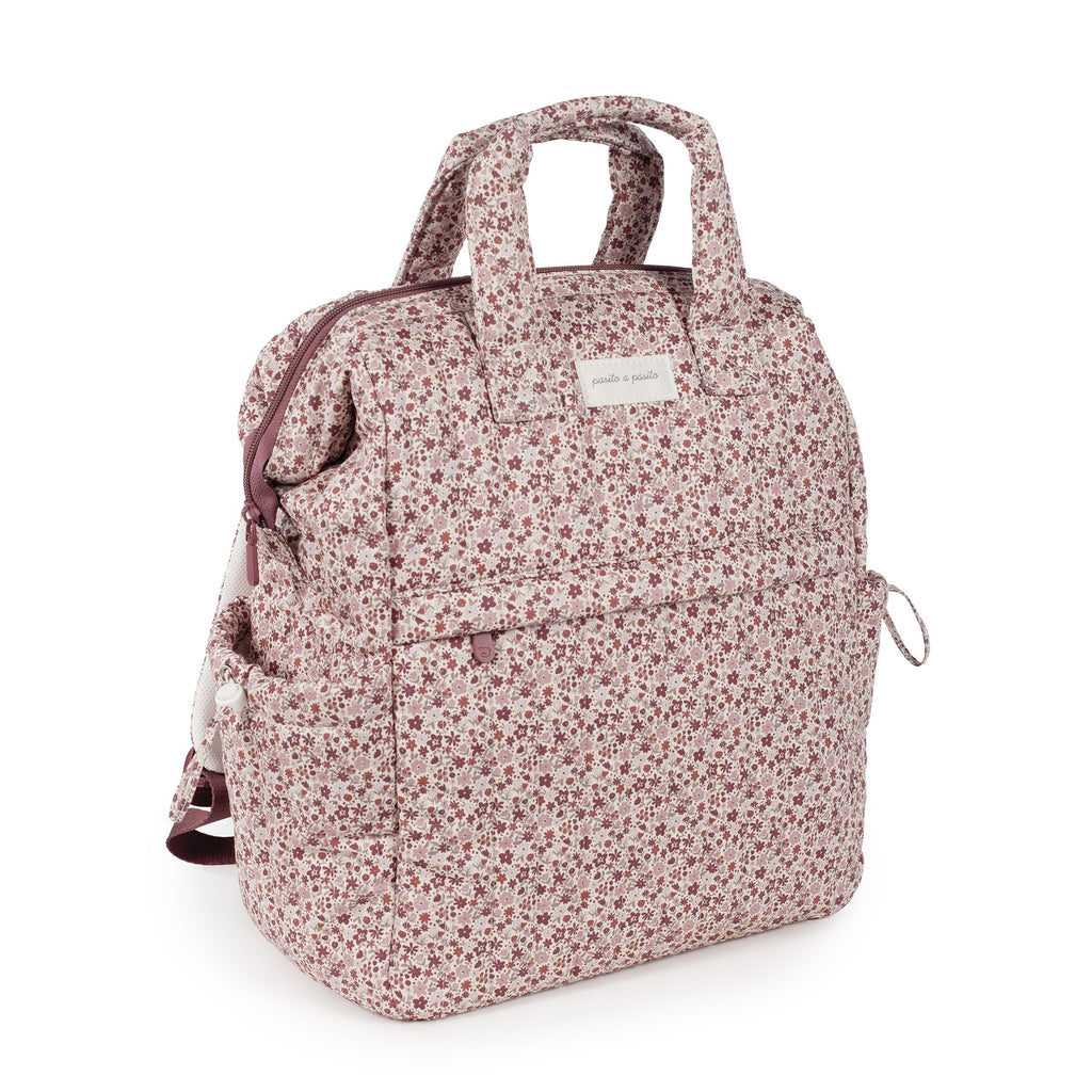 Mochila Pasito a Pasito Cherry Flores