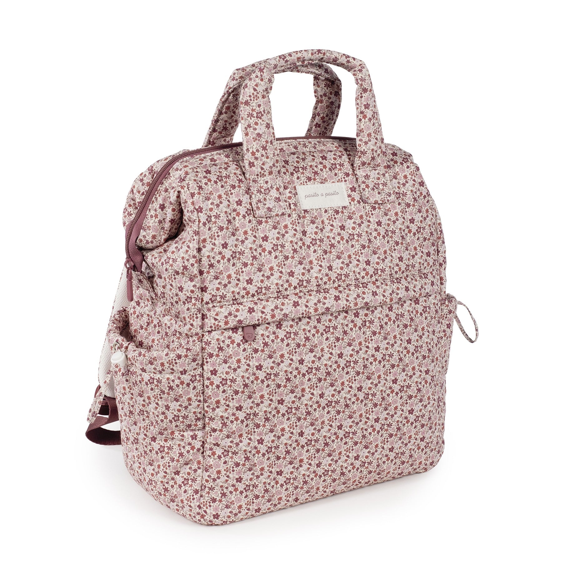 Mochila Pasito a Pasito Cherry Flores