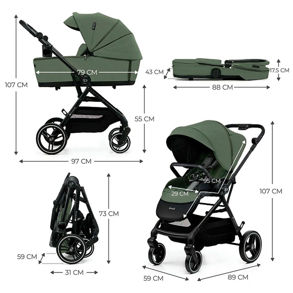 Cochecito Duo Kinderkraft Yoxi 2 en 1