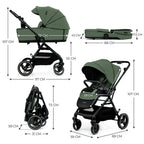 Cochecito Trio Kinderkraft Yoxi 3 en 1