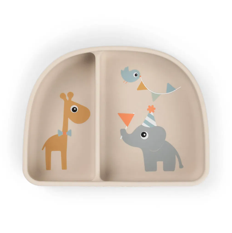 Tazón con compartimento Done by Deer Stick&Stay