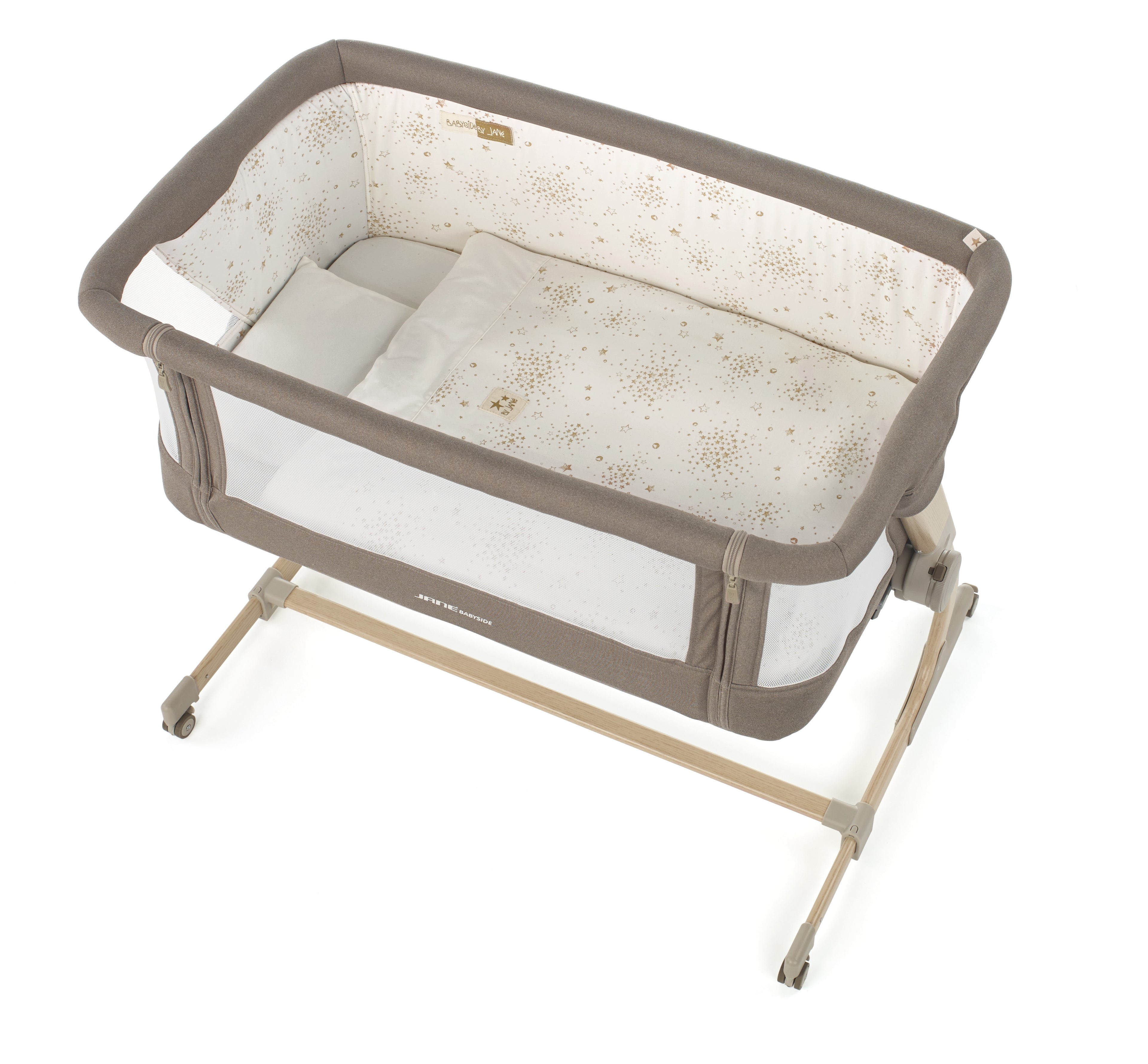 Minicuna Colecho Jane BABY SIDE con Set nordico y sabana