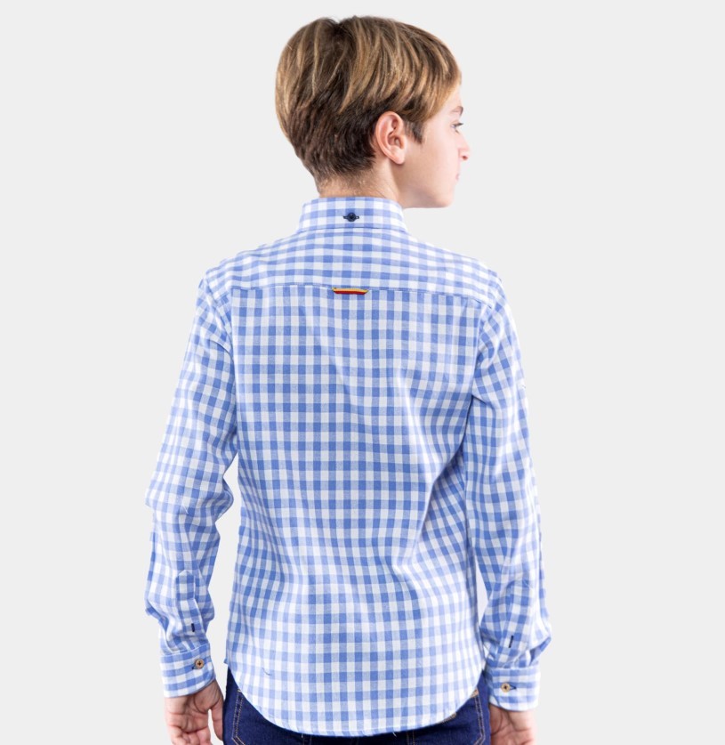 Camisa Spagnolo gabardina cuadros