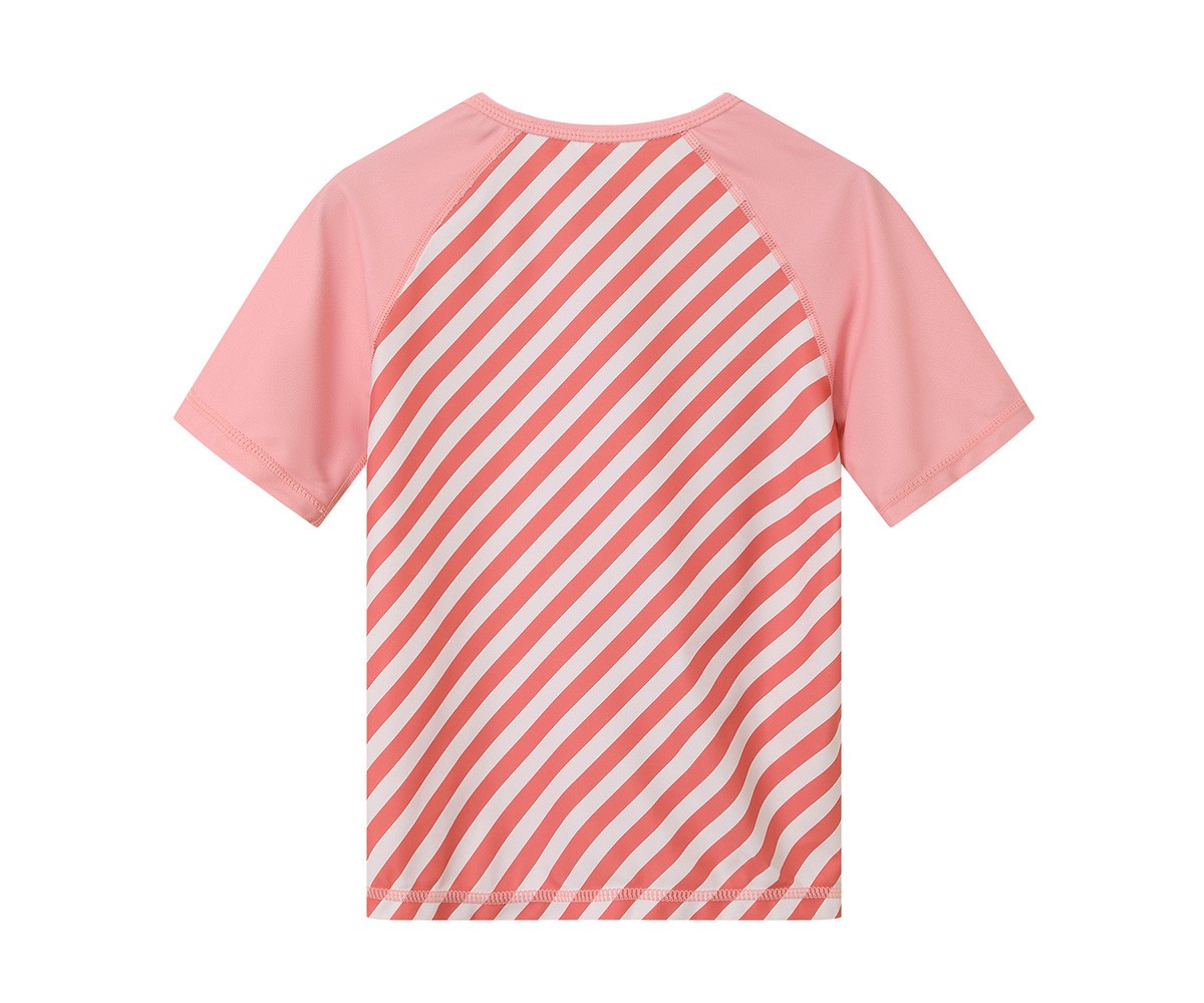 Camiseta Protección Solar Monnëka Stripes Bloom & Blush