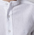 Camisa Spagnolo 4600 cuello mao lino