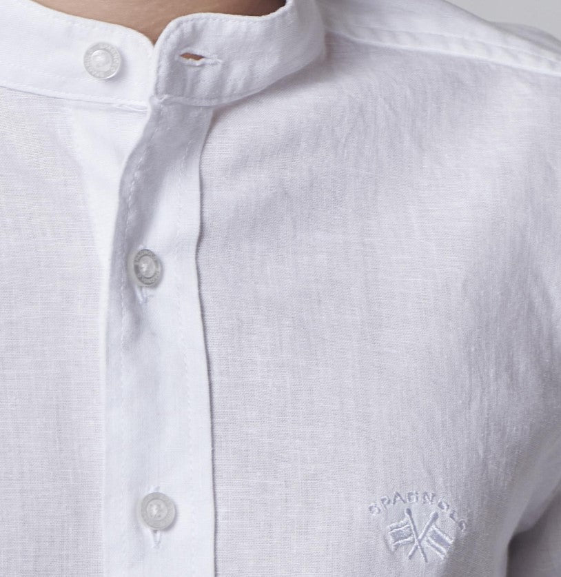Camisa Spagnolo 4600 cuello mao lino