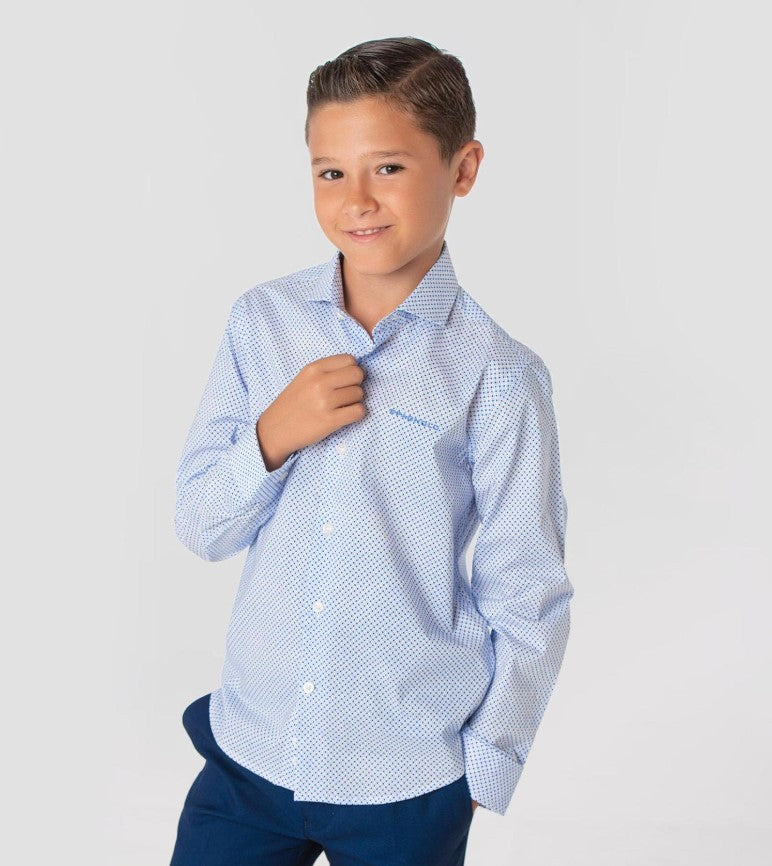 Camisa Spagnolo cutaway pop. estampado 4099