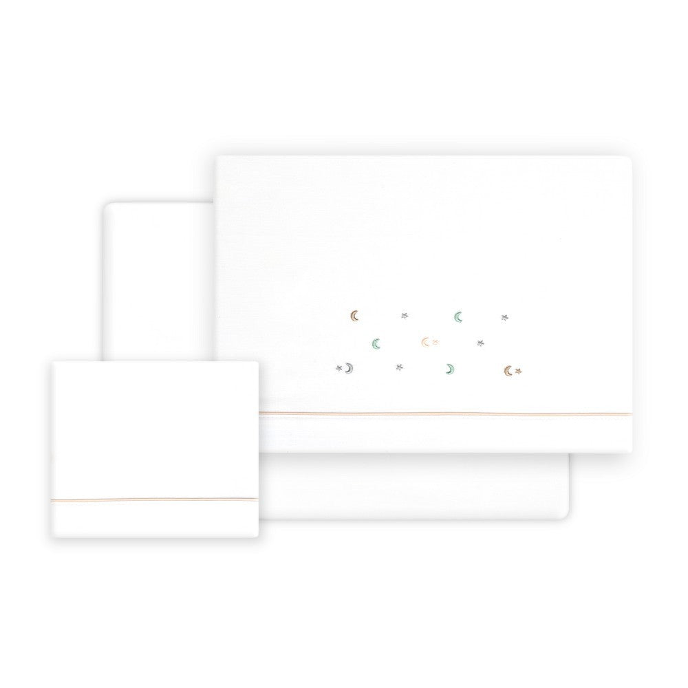 Triptico Cuna Estrella multicolor Luna+ Broche Interbaby