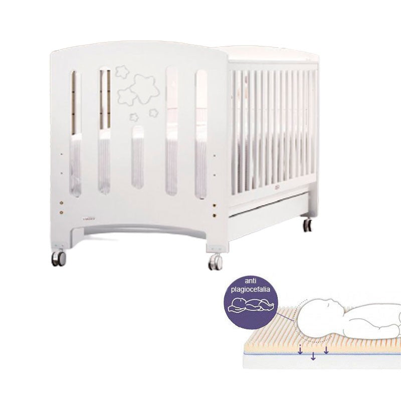 Cuna-cama Trama Gamma con colchón opcional