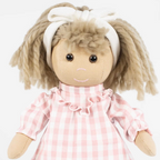 Muñeca Pasito Play Cris Tom Vichy Rosa 30 cm