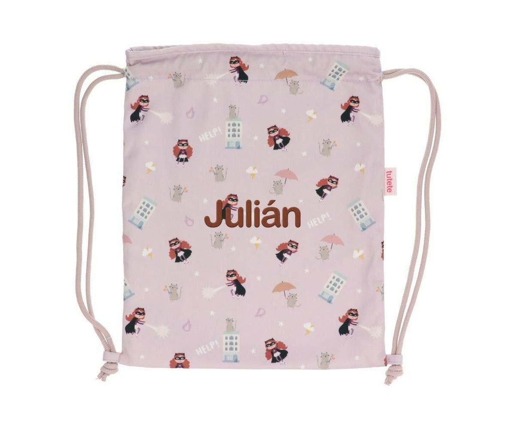 Mochila Tutete Saco Tela Fantastic Girl Personalizable