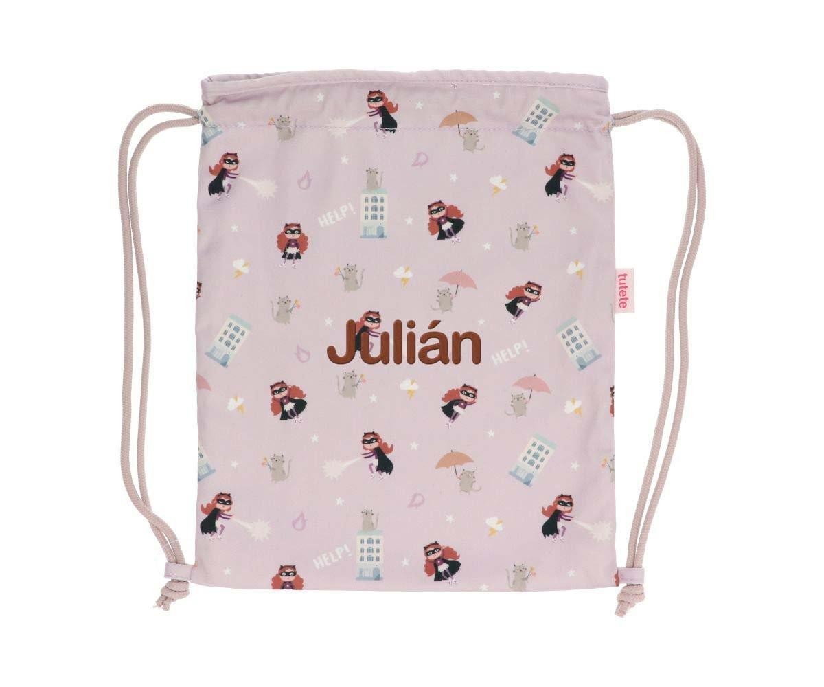 Mochila Tutete Saco Tela Fantastic Girl Personalizable