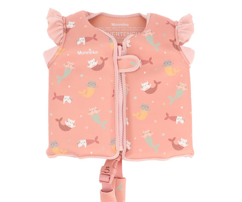 Chaleco Flotador Aprendizaje Monnëka Mermaid Cats