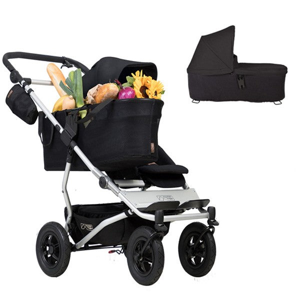 PACK HERMANOS SEGUIDOS + Cesta JOIE BAG Mountain Buggy Duet 3.2