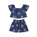 Conjunto Mayoral falda lino estampado