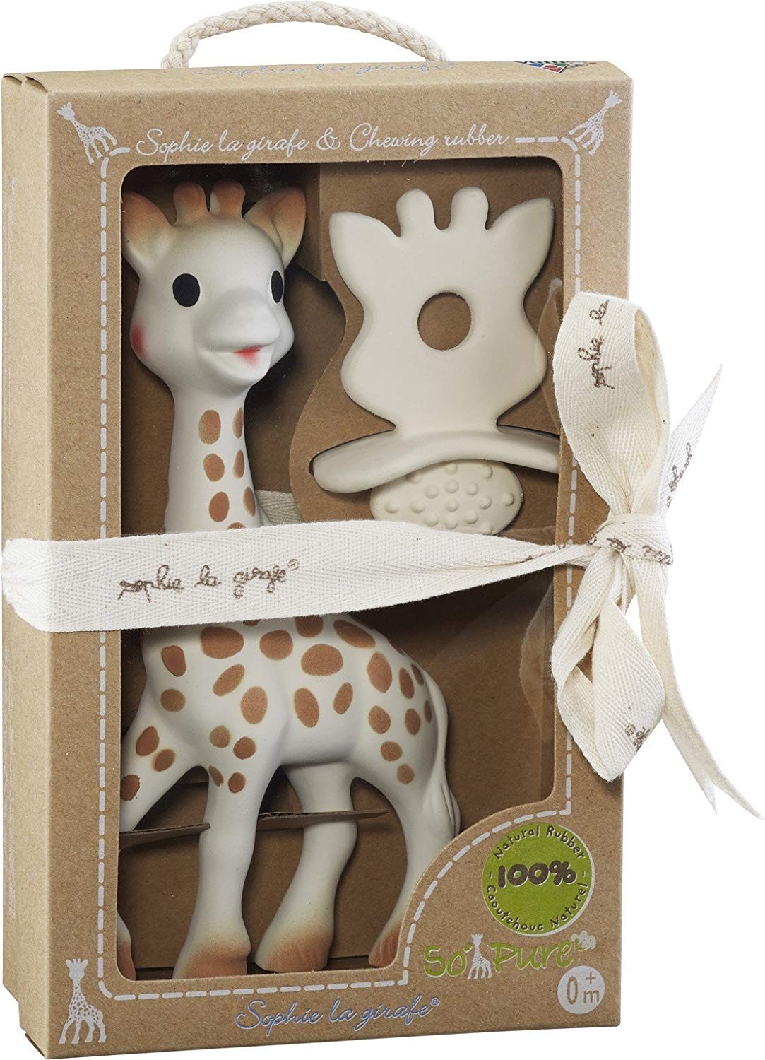 Sophie la girafe con Chupete 100% hevea natural