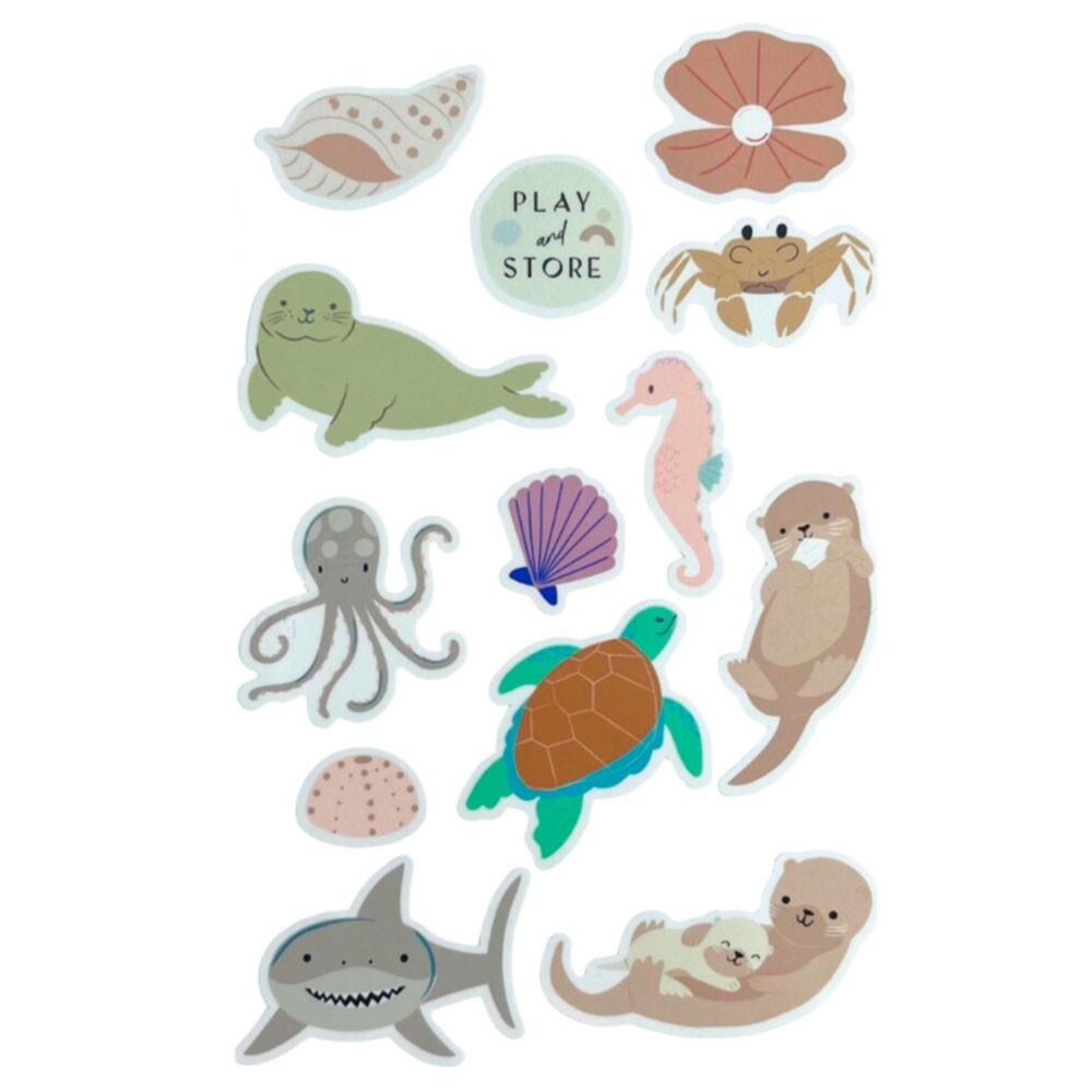 Pegatinas Reflectantes Play and Store para Bicicleta o Triciclo