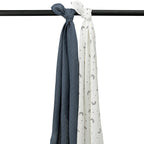 Muselina Grande Meyco Moon Indigo Pack De 2