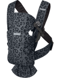 Mochila Portabebe Babybjorn Mini Edición Especial Antracita Leopard 3D Mesh