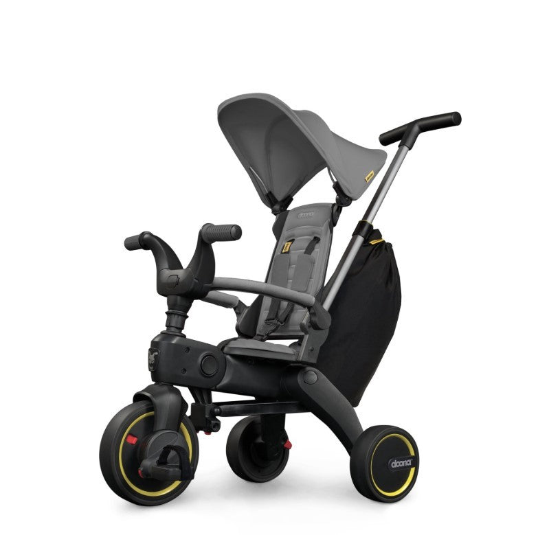 Triciclo 5 en 1 Doona LIKI TRIKE S3 con bolso y protector de arneses peso 6,7Kg.