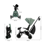 Triciclo plegable Kinderkraft JAZZ 2 Evolutivo 5 en 1