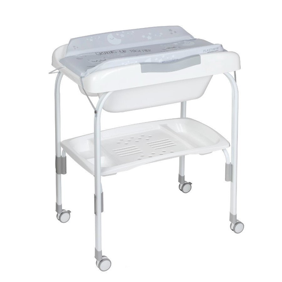 Bañera ergonómica Plastimyr OVAL con 4 ruedas