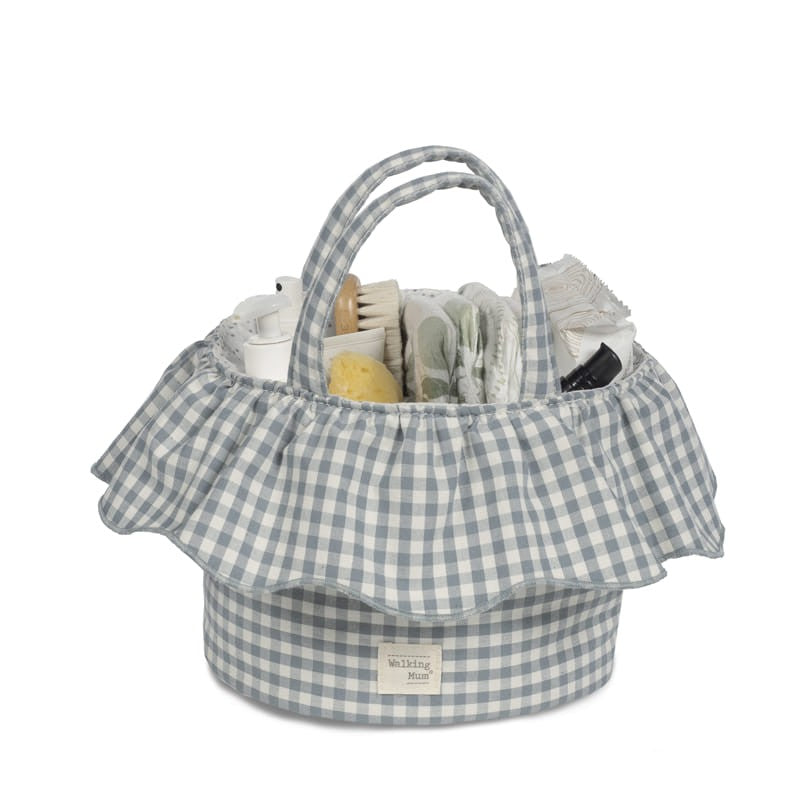 Cesta Organizadora Walking Mum Praliné Vichy
