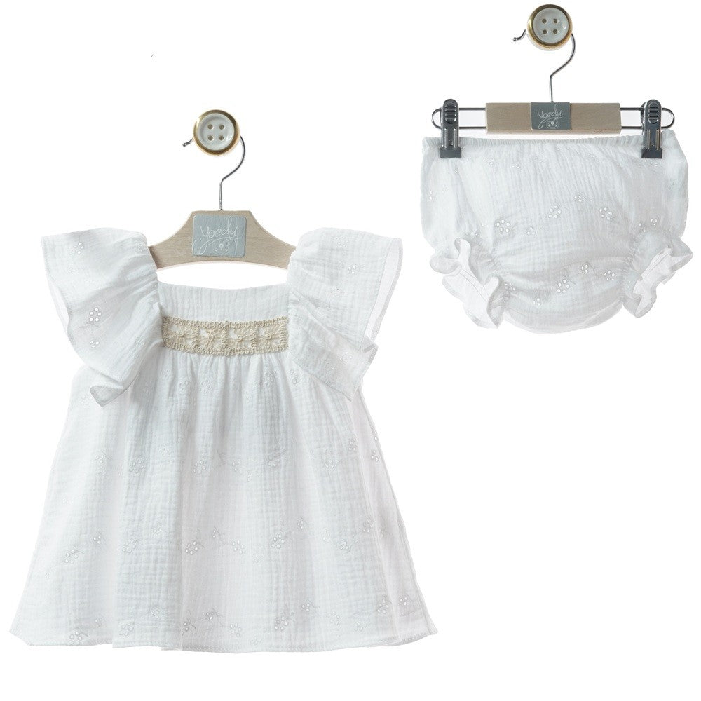 Vestido bebé con braguita Yoedu Cerámica