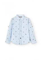 Camisa Boboli popelín estampada