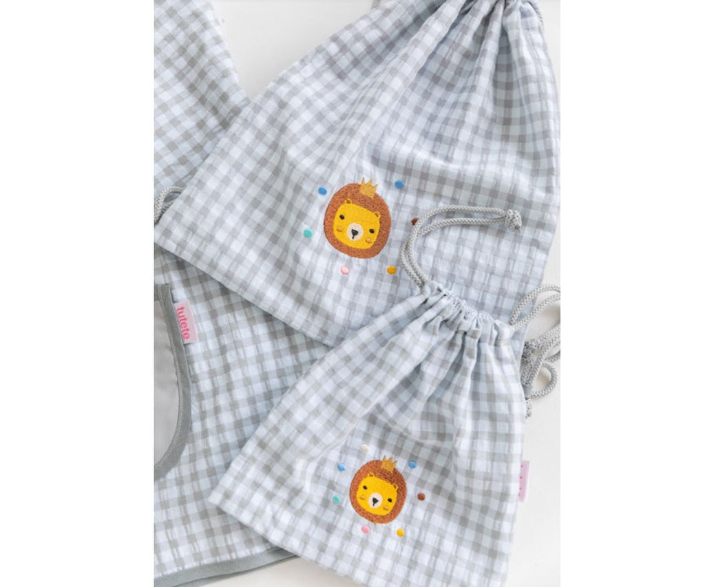 Bolsa Tutete Merienda Animal Friends Personalizable