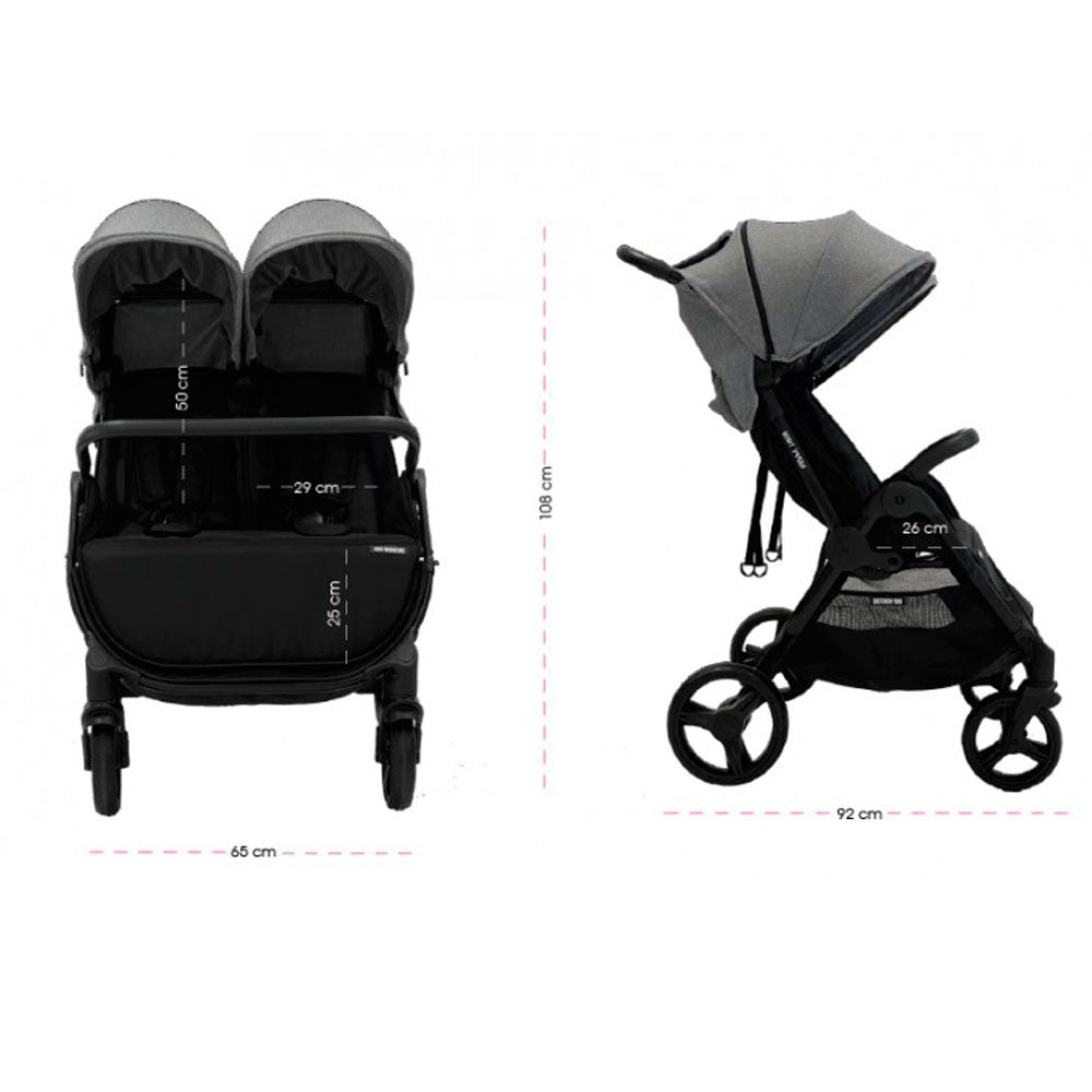 Silla Gemelar Baby Monsters Happy Twin