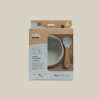 Cuenco Interbaby silicona con cuchara y ventosa