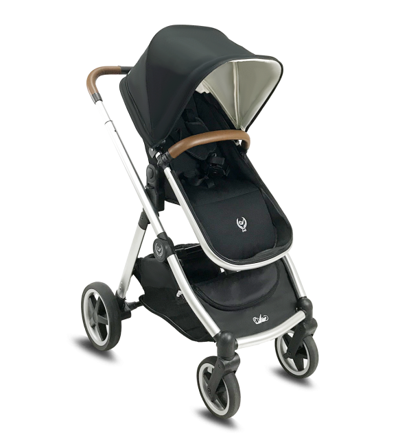 Cochecito duo Arrue OBE con plastico de lluvia