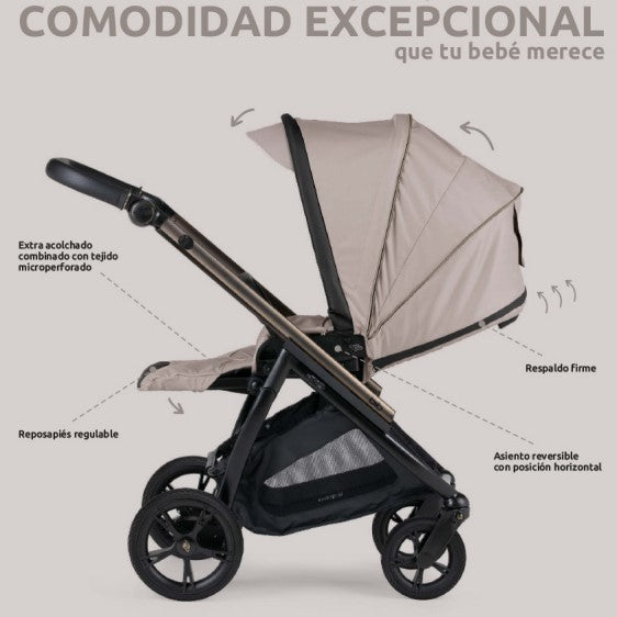 Cochecito Duo Bebecar BIB Ultra Compacto