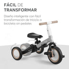 Triciclo con barra KikkaBoo FLiP 5 en 1