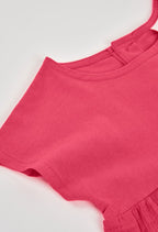 Camiseta Boboli punto combinada