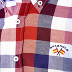Camisa oxford Spagnolo cuadros Polo